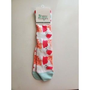 1 Pair 3 Happy Hooligans Socks- NEW - One Size Fits All Pray About It, Girl!